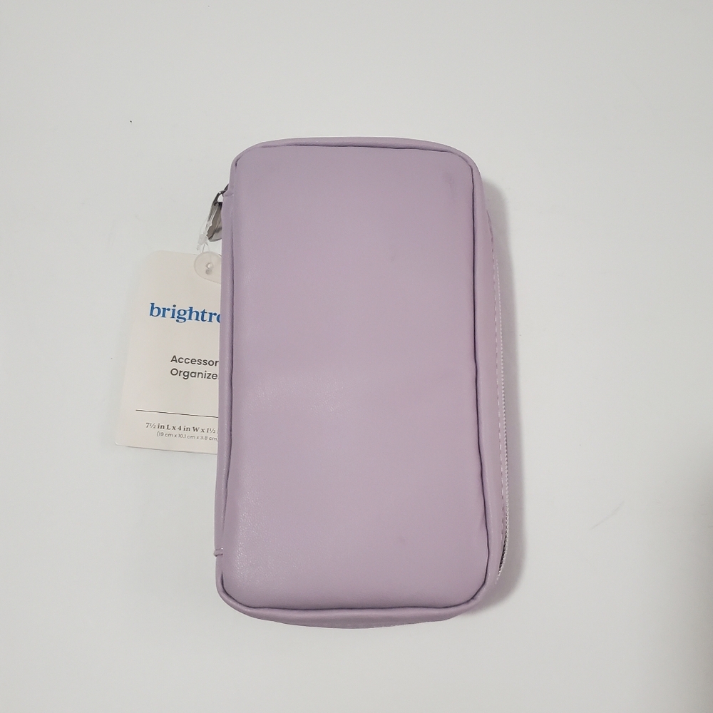 Jewelry  Accessory Organizer Bag Color Light Purple.